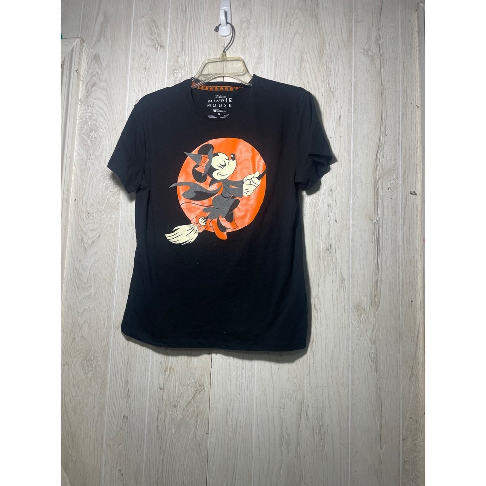 Disney Halloween Family Tees Glow In The Dark Minnie Mouse Witch sz adult small